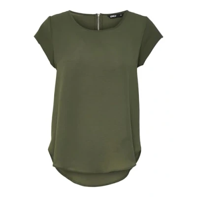 Afbeelding van ONLY Onlvic Solid Blouse, Dames, Maat: 36, Kalamata