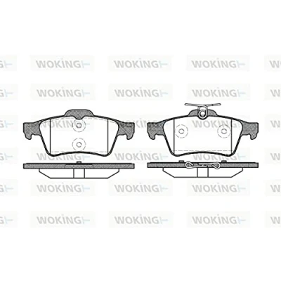 Afbeelding van ROADHOUSE 2842.20 Remblokkenset Achteras Met kleeffolie toebehoren, veer VOLKSWAGEN: Golf 7, 7 Variant, Tiguan II, FORD: Focus 2, KUGA 2