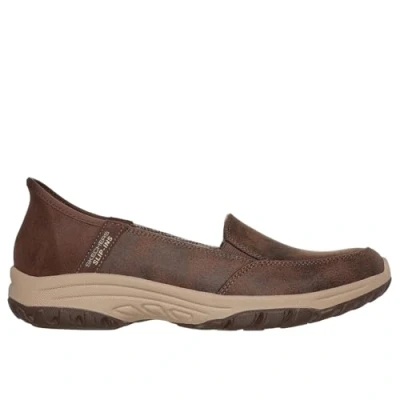Afbeelding van Skechers Slip Ins: Reggae Fest 2.0 Classically 158699 CHOC, Vrouwen, Bruin, Sneakers,Schoenen, maat: 36
