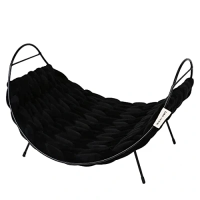 Afbeelding van D&amp;d Home Dierenkussen Kat Baily L 50x45x25cm Zwart 1st