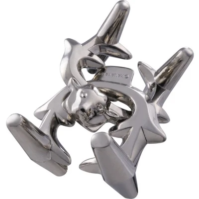Afbeelding van Huzzle Breinbreker Cast Elk 11,8 Cm Staal Zilver