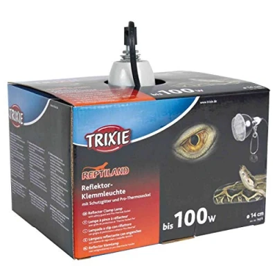 Afbeelding van Trixie Reptiland Reflector Klemlamp Met Draadbeschermkap 14X17 CM