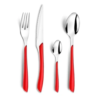 Afbeelding van Eclat bestekset 32P, rood