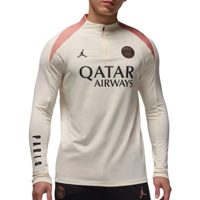 Afbeelding van NIKE Performance Paris ST Germain DF Strike Drill TOP Third Fanartikel, Heren, Maat: XL, Pale ivory/rust pink/black