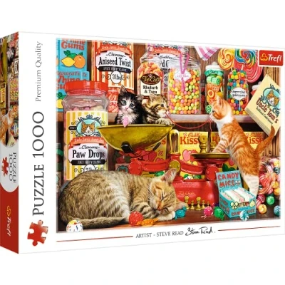Afbeelding van Trefl Puzzles &quot;1000&quot; Cat&#039;s sweets