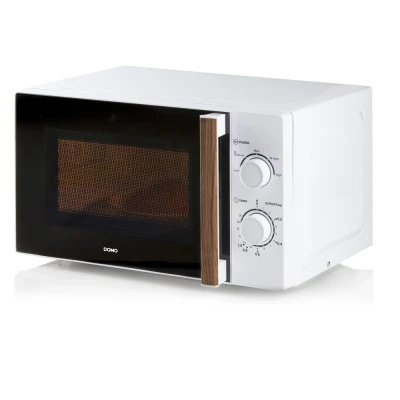 Afbeelding van DOMO DO2720 Magnetron Wit, Hout 700 W Timerfunctie
