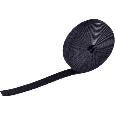 Afbeelding van Klittenband rol 13mm / zwart (3 meter)