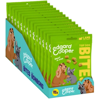 Afbeelding van 15x Edgard &amp; Cooper Adult Bite S Lam Kalkoen 50 gr