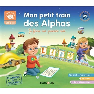 Image de Mon petit train des Alphas Je forme mes premiers mots