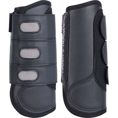 Afbeelding van Harry&#039;s Horse Beenbeschermers Eventing Front Zwart S