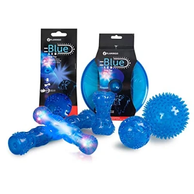 Afbeelding van Flamingo Hondenspeelgoed Frisbee met Led Blauw