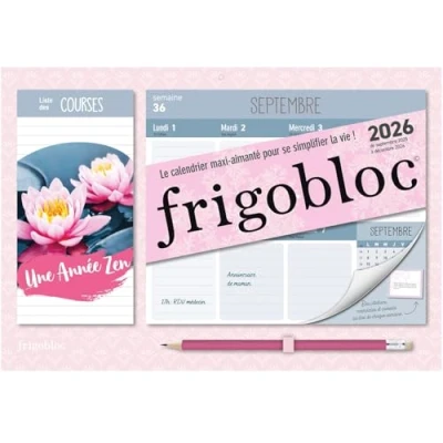 Afbeelding van UNE ANNEE ZEN MINI FRIGOBLOC HEBDOMADAIRE (SEPT.2025 DEC.26)