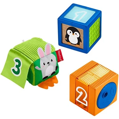 Image de Jouet d&#039;éveil Fisher Price Nouveaux Cubes d&#039;Eveil Surprises