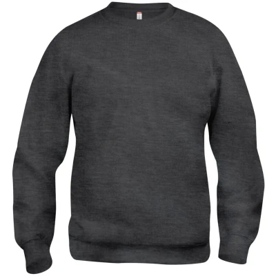 Afbeelding van Clique Basic Roundneck 021030 Grijs melange