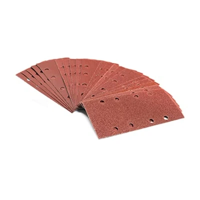Afbeelding van FD Workstuff 40 stuks schuurbladen 93 x 190 mm, 10 korrelgrootte 60/80/120/240, zelfklevend, voor oscillerende schuurmachines, schuurpapier, schuurbladen,