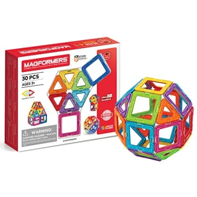 Image de Jeu de Construction Magnétique Magformers 30 pièces