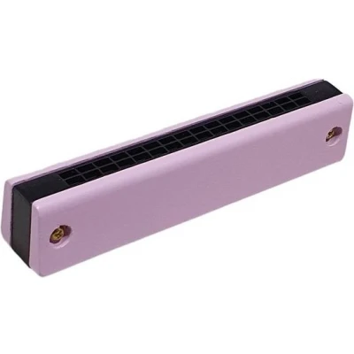 Afbeelding van Mondharmonica roze van hout