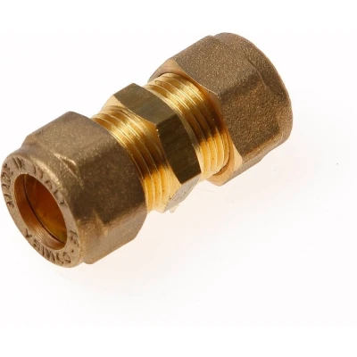 Afbeelding van Installatiebranche Rechte koppeling 2x knel 12x 12mm