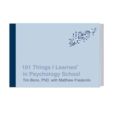 Afbeelding van 101 Things I Learned Learned® in Psychology School
