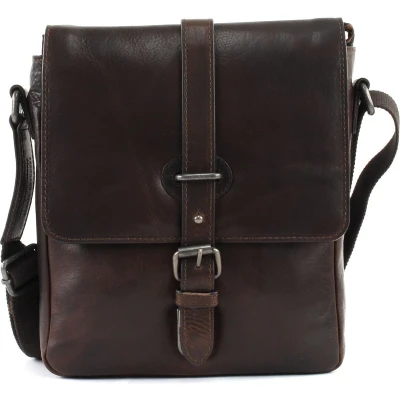 Afbeelding van Leonhard Heyden Roma Tablet Shoulder Bag brown Herentas