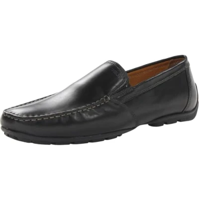 Afbeelding van Geox UOMO Monet Mocassins, Heren, Maat: 42, Black Leer