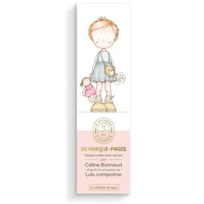Afbeelding van MARQUE PAGES PAR LOULOU DE GUIBO ET LULU COMPOTINE