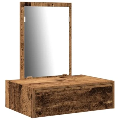 Afbeelding van vidaXL Oud Hout 60 x 40 70 cm Opbergruimte Kaptafel