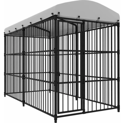 Afbeelding van vidaXL Hondenkennel voor buiten met dak 300x150x210 cm