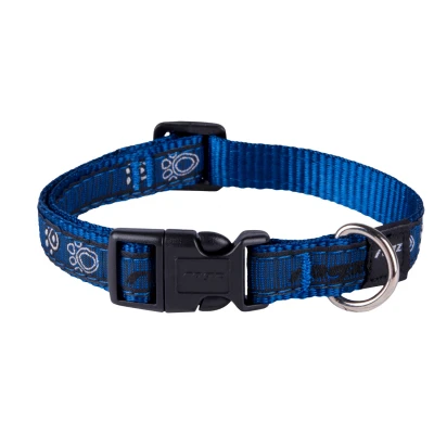 Afbeelding van Rogz Hondenhalsband Navy Paw