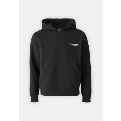 Afbeelding van Jack &amp; Jones Jcoaero Print HOOD Hoodie, Heren, Maat: Small, Black