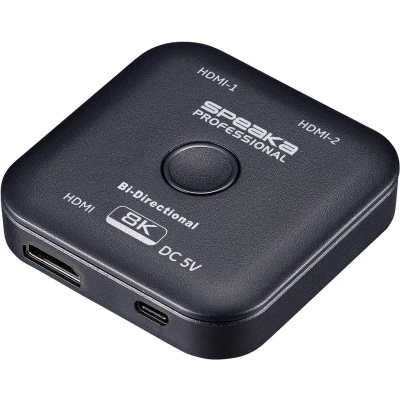 Afbeelding van SpeaKa Professional SP 11990132 HDMI switch 2 poorten Bidirectioneel bruikbaar 7680 x 4320 Pixel