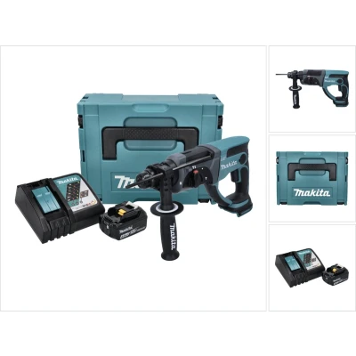 Afbeelding van Makita DHR 202 RM1J accu combihamer 18 V 2.0 J SDS Plus + 1x oplaadbare 4.0 Ah lader Makpac