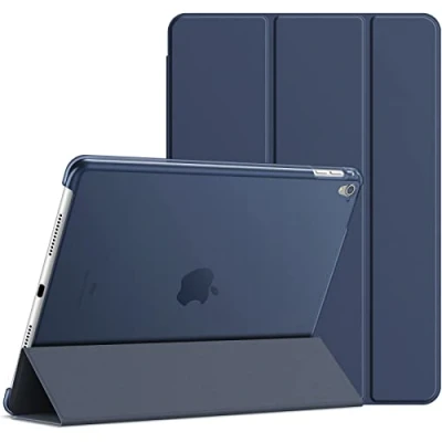 Afbeelding van JETech beschermhoes voor iPad Pro 9,7 inch (model 2016), met standfunctie en automatische slaap /wekfunctie (marineblauw)