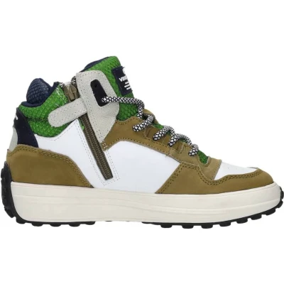 Afbeelding van Vingino Vito Mid Sneakers Hoog Groen Maat 39