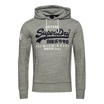 Afbeelding van Superdry HOOD Sweater, Heren, Maat: Large, Grey marl