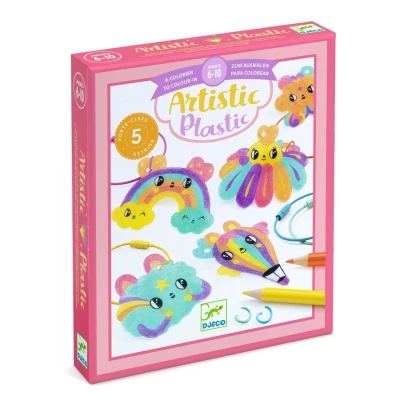 Afbeelding van Djeco knutselset krimpie dinkie sleutelhangers kawaii