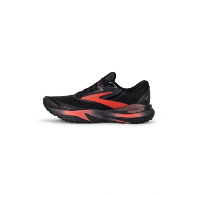Afbeelding van Brooks GTS 24 Weatherized Hardloopschoenen voor op de weg, Dames, Maat: 38.5, Black ebony hot coral Textiel
