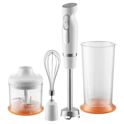 Image de Pied Mixeur Sencor SHB 4378WH 800W 700L 4 Lames 2 Vitesses Acier Inoxydable Blanc