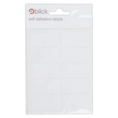 Afbeelding van Docrafts Blick Labels 19x38mm White (70pcs) (RS003151) (DISCONTINUED)