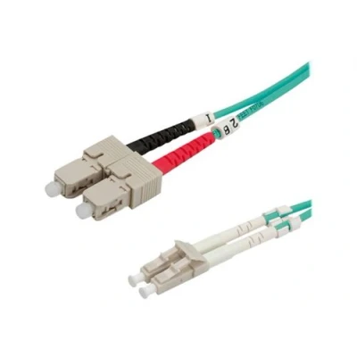 Image de Roline Fibre Optic Jumper Cable câble de réseau 10 m turquoise