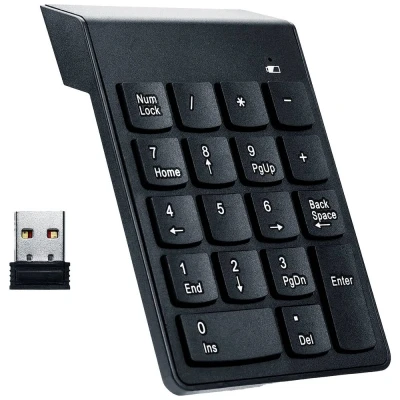 Afbeelding van Gembird KPD W 02 numeriek toetsenbord Notebook/pc Bluetooth Zwart
