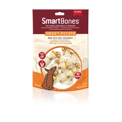 Afbeelding van Smartbones Sweet Potato Classic Bone Chews Aardappel Hondensnacks Mini