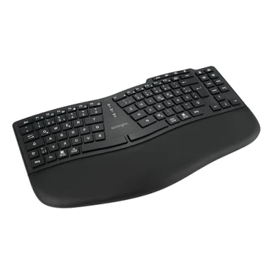 Afbeelding van Kensington Pro Fit Ergo Draadloos Toetsenbord KB675 EQ TKL oplaadbaar (NL, Draadloze), Toetsenbord, Zwart