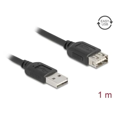 Afbeelding van Delock USB 2.0 Verlängerungskabel EASY Typ A Stecker zuTyp Buchse 2 m (2 m, 2.0), kabel