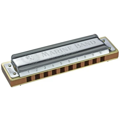 Afbeelding van Hohner Marine Band &quot;Classic&quot; F 20 Stimmzungen Diatonische harmonica