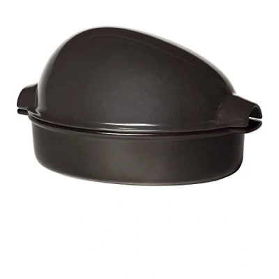 Afbeelding van Emile Henry Braadslede Kip Fusain 42 x 28 cm / 8 Liter