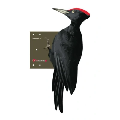 Afbeelding van Kunststof zwarte specht 52 cm