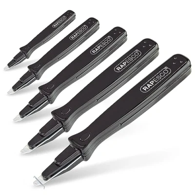 Afbeelding van Rapesco 1737 Business Pack: nietjesverwijderaar voor kantoor, model 101, zwart, 5 stuks