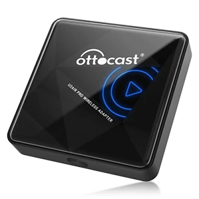 Afbeelding van Ottocast draadloze Carplay adapter voor iPhone, Applecarplay dongle iOS Plug &amp; Play, automatische verbinding, compatibel met bekabelde voertuigen in de fabriek (jaar