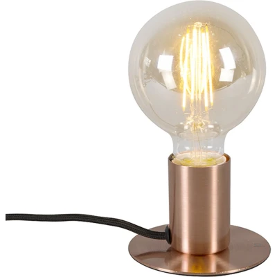 Afbeelding van QAZQA facil Design Tafellamp 1 lichts H 64 mm Koper Woonkamer Slaapkamer Keuken